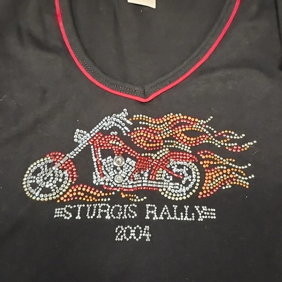 NWT Sturgis Rally 2004 bezzaled tshirt size small womens box#3 - Picture 2 of 6